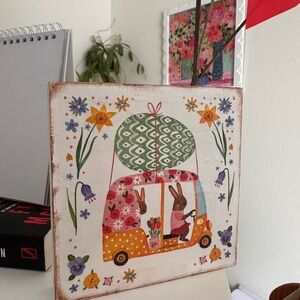 Easter Wood Decor- Spring Bunny Wood Decor